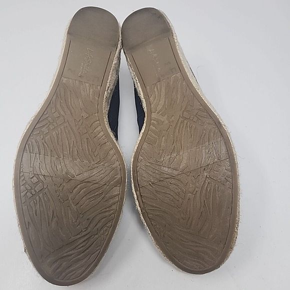 Life Stride Karma Espadrille Wedges Canvas Shoes Slip On Blue Size 10.5/11 - Picture 8 of 14